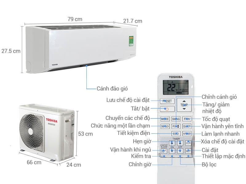 Hướng dẫn cách reset máy lạnh Toshiba